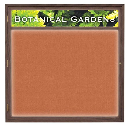 United Visual Products Open Faced Traditional Corkboard, 36x24" UV641A-GOLD-PUMICE